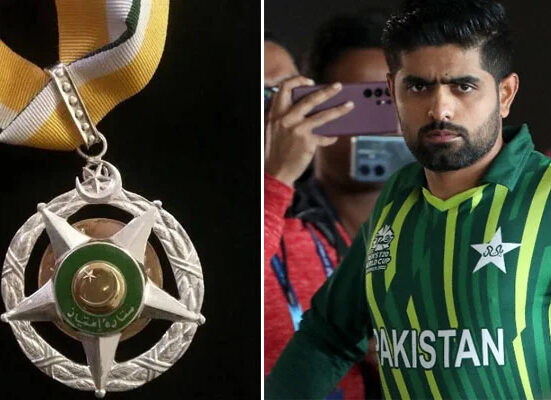 بابر اعظم کو 23 مارچ کو ستارہ امتیاز سے نوازا جائیگا