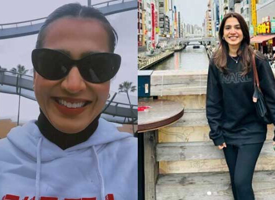 منشا پاشا کی جاپان میں سیر وتفریح،تصاویر انسٹاگرام پر شیئر کردیں