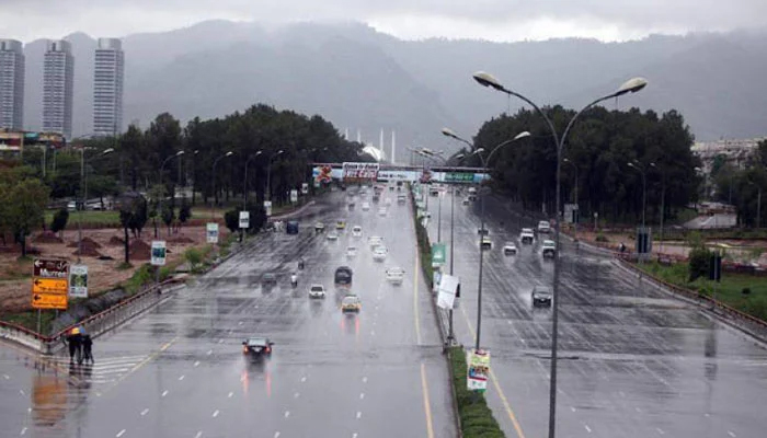 آزاد کشمیر ، بالائی پنجاب اور اسلام آباد میں تیز بارش