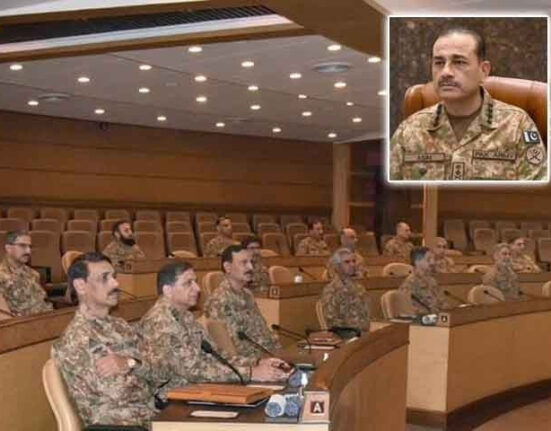 فوجی قیادت عوامی حمایت کیساتھ آئینی ذمے داریاں نبھانے کیلیے پُرعزم ہے، کور کمانڈرز کانفرنس