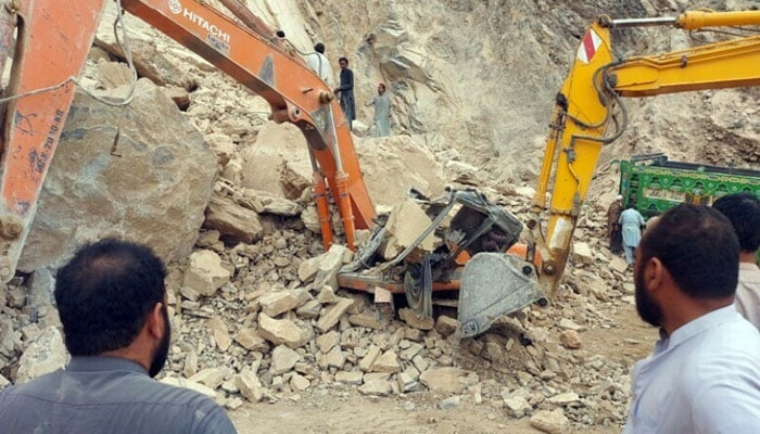 کوئٹہ ، پہاڑی تودہ گرنے سے دو افراد جاں بحق