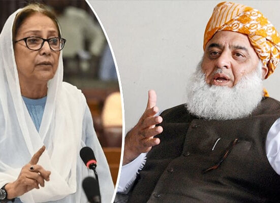 مولانا فضل الرحمان کا انکار جمہوریت کی خوبصورت نشانی ہے ، کشور زہرا