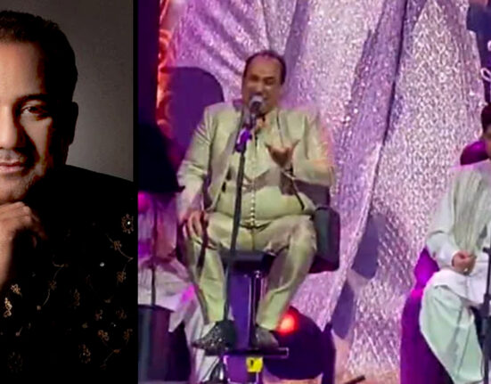 استاد راحت فتح علی خان کی بیٹے کے ہمراہ سحرانگیز پرفارمنس