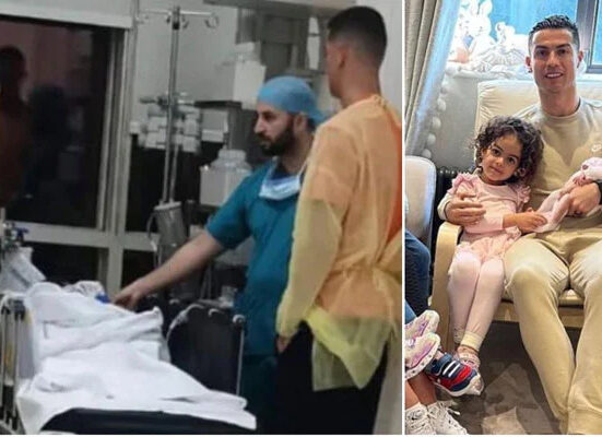 کرسٹیانو رونالڈو کی بیٹی کی طبیعت ناساز ، ہسپتا ل میں داخل