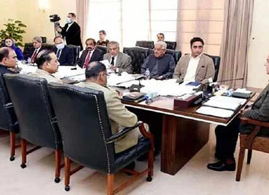 اسلام آباد، قومی سلامتی کمیٹی کا اجلاس آج طلب