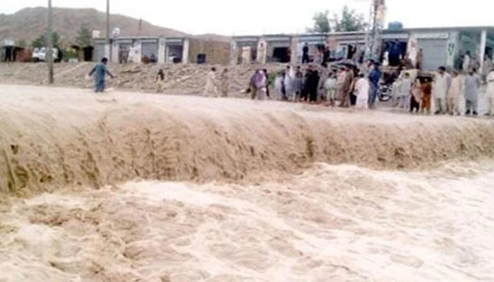 بلوچستان، موسلادھار بارش کے باعث ندی نالوں میں طغیانی