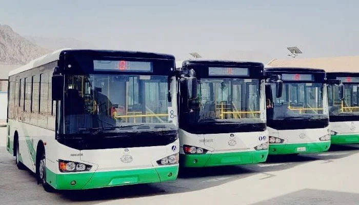گرین بس آج سے کوئٹہ کی سڑکوں پر دوڑے گی
