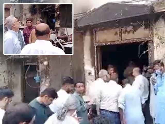 جسٹس قاضی فائز کا جڑانوالہ میں متاثرہ چرچ اور اقلیتی بستی کا دورہ