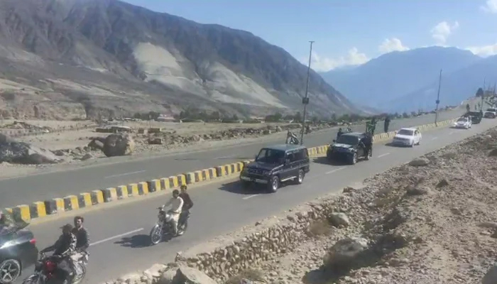نواز شریف کے استقبال کیلئے گلگت بلتستان سے قافلے روانہ