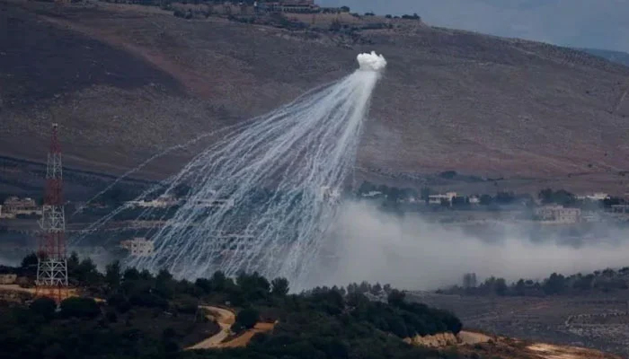 اسرائیلی فوج کا جنوبی لبنان میں سفید فاسفورس بم استعمال کرنے کا اعتراف