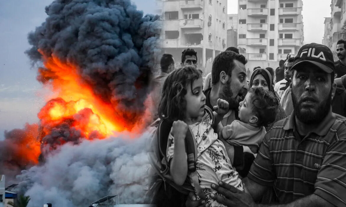 غزہ: نصائرت کیمپ سمیت مختلف علاقوں پر اسرائیلی حملے، شہدا کی تعداد 21 ہزار 507 ہوگئی