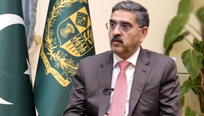 نگراں وزیراعظم انوارالحق کاکڑ مظفر آباد پہنچ گئے