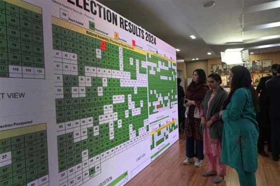 الیکشن کمیشن نے ملک بھر کے انتخابی حلقوں کے نتائج کا اعلا ن کردیا