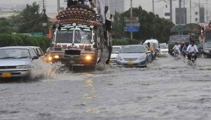 مون سون کا مضبوط سسٹم آج کراچی اور حیدر آباد پہنچے گا ، موسلادھار بارش متوقع