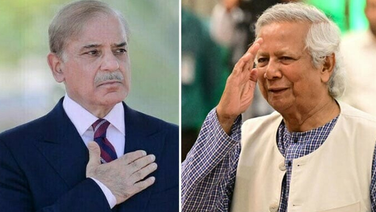 وزیراعظم شہباز شریف کا بنگلہ دیشی چیف ایڈوائزر محمد یونس سے رابطہ، مل کر کام کرنے پر اتفاق