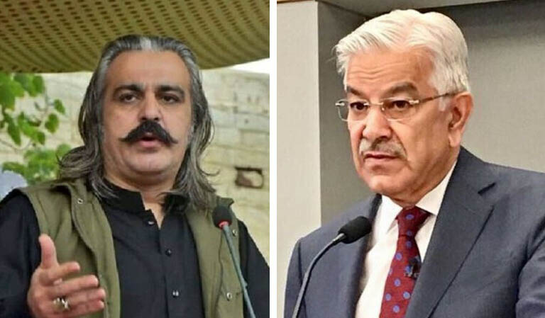 خواجہ آصف نے وزیراعلیٰ خیبر پختونخوا کو آڑے ہاتھوں لیا