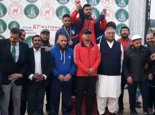گوجرانوالہ، 67ویں نیشنل ریسلنگ چیمپئن شپ پاک آرمی نے جیت لی