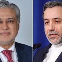 ایرانی وزیرخارجہ کا اسحاق ڈار سے ٹیلیفونک رابطہ، بھارت سے کشیدگی بارے تبادلہ خیال