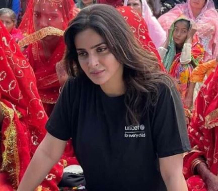 صبا قمر یونیسف کی چائلڈ میرج کے خلاف آگاہی مہم میں سرگرم