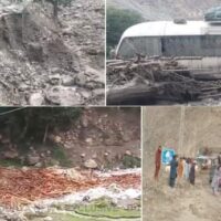 گلگت: بادل پھٹنے سے تباہی، سیلابی ریلے میں گاڑیاں اور پل بہہ گئے، درجنوں سیاح لاپتہ