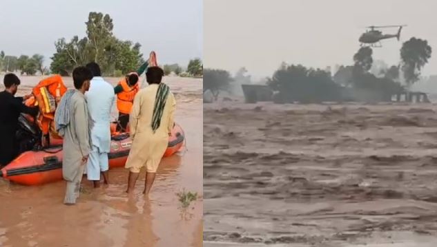 جہلم، چکوال: بارش سے تباہی، شہریوں کی نقل مکانی، سیلابی ایمرجنسی نافذ