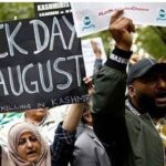 دنیا بھر میں کشمیری آج بھارت کا یوم آزادی یوم سیاہ کے طور پر منا رہے ہیں