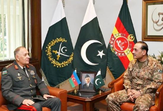 فیلڈ مارشل سید عاصم منیر سے آذربائیجان کے چیف آف جنرل سٹاف کی ملاقات