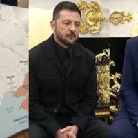 امریکی صدر نے زیلنسکی کو یوکرین کا 20 فیصد چھوٹا نیا نقشہ تھما دیا