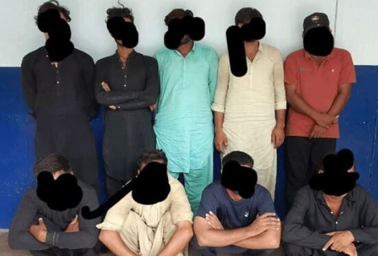 غیرقانونی طریقے سے ایران جانے والے 14 ملزمان گرفتار