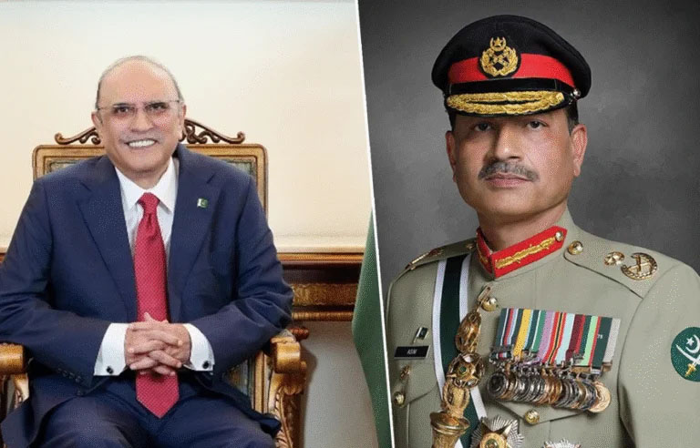 صدر نے فیلڈ مارشل سید عاصم منیر کی بطورآرمی چیف و سی ڈی ایف تعیناتی کی منظوری دیدی