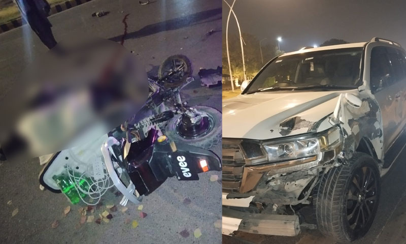 اسلام آباد میں تیز رفتار گاڑی نے 2 اسکوٹی سوار خواتین کو روند ڈالا