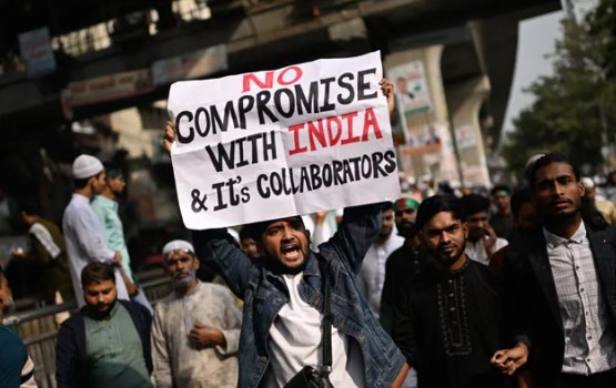 بنگلہ دیش میں بھارتی مداخلت اور قاتلوں کی سرپرستی کے خلاف احتجاج میں شدت