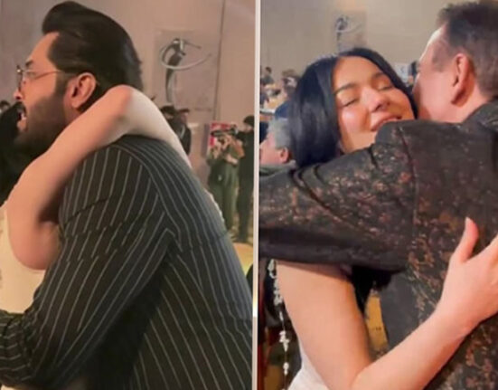 ہانیہ عامر کی فہد مصطفیٰ اور توثیق حیدر کے گلے لگنے کی ویڈیو وائرل، سوشل میڈیا پر ہنگامہ