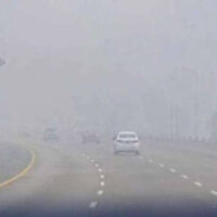 شدید دھند کے باعث موٹروے بند