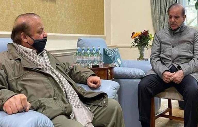 وزیراعظم شہبازشریف کی نواز شریف سے ملاقات،حکومتی کارکردگی سے آگاہ کیا