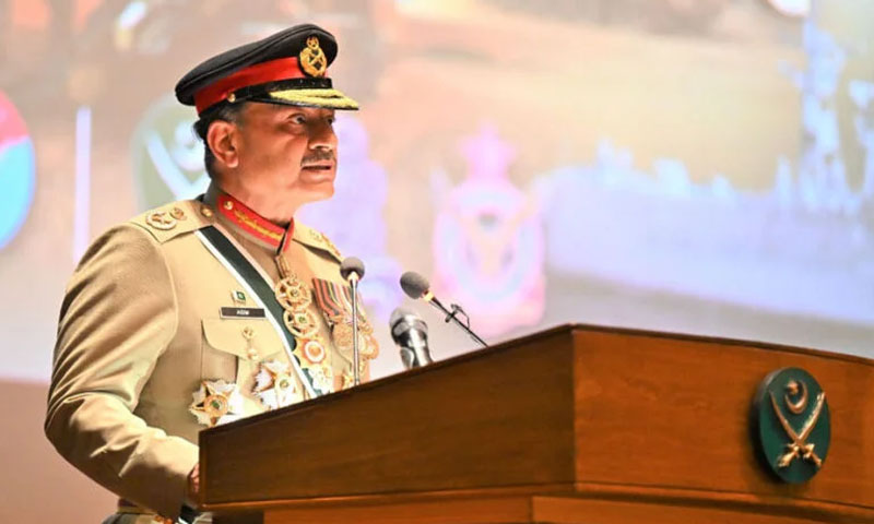 بھارت کسی خود فریبی یا گمان میں نہ رہے ، اگلی بار جواب زیادہ برق رفتار اور شدید ہو گا ، فیلڈ مارشل