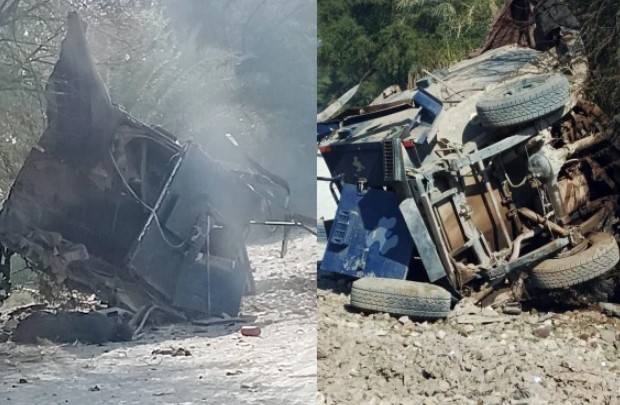 ٹانک اور لکی مروت میں پولیس پر حملے، بکتر بند تباہ، ایس ایچ او سمیت 6 اہلکار شہید، 3 زخمی