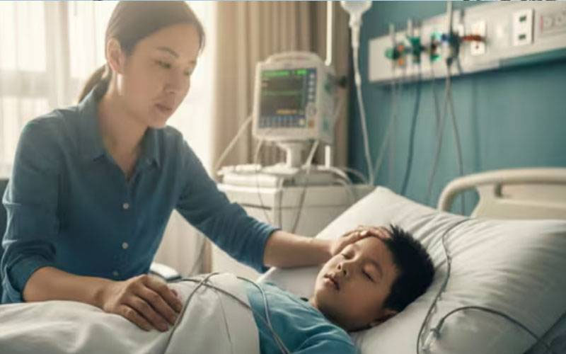 سکول کے دوستوں کی آواز سن کر 8 سالہ بچہ 55 دن بعد کوما سے باہر نکل آیا