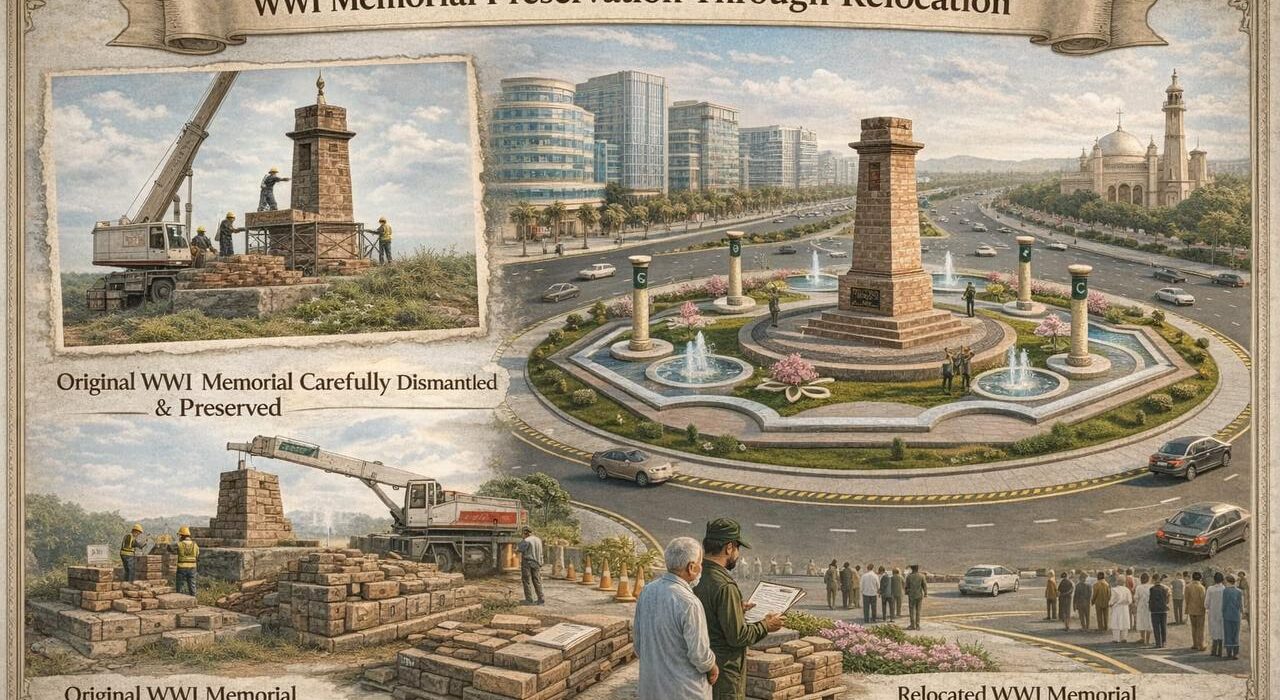 پہلی عالمی جنگ کی یادگار کے مسمار کرنے کا دعویٰ بے بنیاد اور گمراہ کن، سی ڈی اے