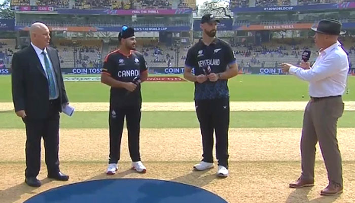 ٹی 20 ورلڈ کپ:نیوزی لینڈ کے خلاف کینیڈا نے ٹاس جیت لیا