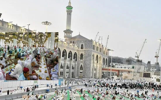 مسجد الحرام اور مسجد نبوی ﷺ میں افطار کرانے کے خواہشمندوں کے لیے خوشخبری!