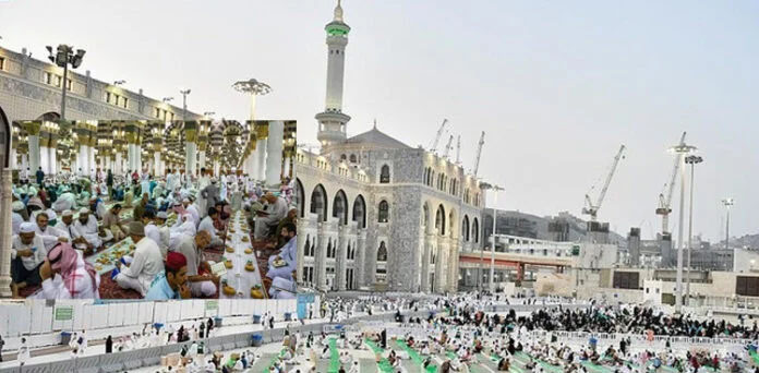 مسجد الحرام اور مسجد نبوی ﷺ میں افطار کرانے کے خواہشمندوں کے لیے خوشخبری!