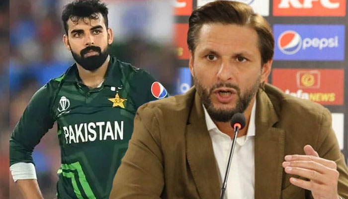 شاداب کے ریمارکس نے مچائی ہلچل، آفریدی بھی میدان میں آ گئے