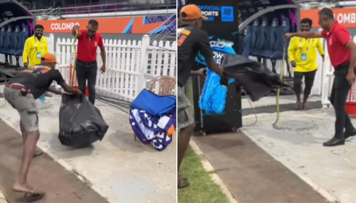 ٹی 20 ورلڈکپ: پاک بھارت ٹاکرے سے قبل کولمبو کے اسٹیڈیم میں 4 فٹ لمبا سانپ نکل آیا