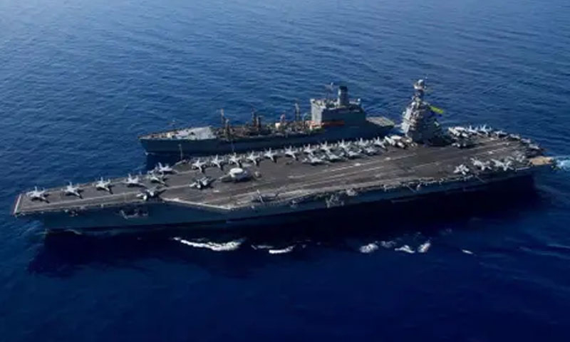 امریکا کا مشرق وسطیٰ میں دنیا کا سب سے بڑا بحری بیڑہ تعینات کرنے کا اعلان