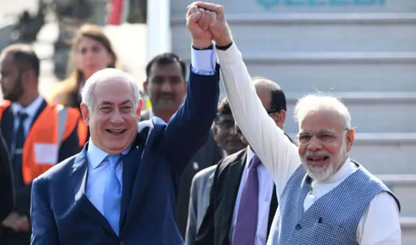 مظلوم فلسطینیوں کیخلاف ظالم و جابر ایک ہوگئے؛ مودی اسرائیل کی یاترا پر پہنچ گئے