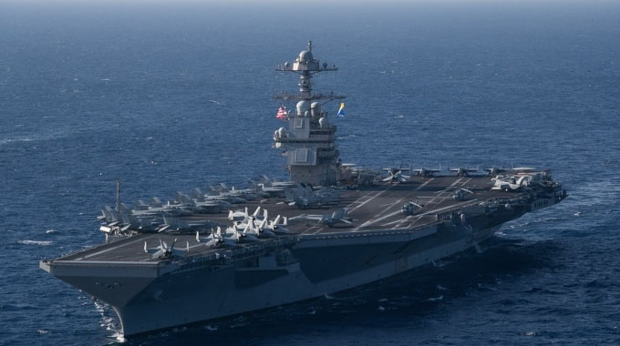اچانک انتہائی اہم خبرآگئی !امریکی طیارہ بردار بحری جہاز ایران جنگ چھوڑ کر واپس روانہ
