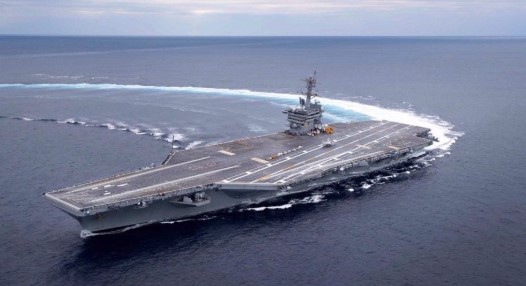 ایران کا امریکا کے ائیر کرافٹ کیریئر یو ایس ایس ابراہم لنکن کو میزائلوں سے نشانہ بنانےکا دعویٰ