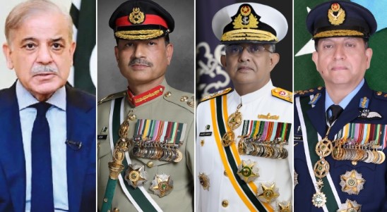 وزیراعظم کا فیلڈ مارشل، ائیر چیف مارشل اور نیول چیف سے ٹیلیفونک رابطہ، عید کی مبارکباد دی