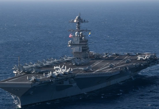 اچانک انتہائی اہم خبرآگئی !امریکی طیارہ بردار بحری جہاز ایران جنگ چھوڑ کر واپس روانہ